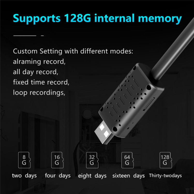 V380 USB Wireless WiFi HD IP Camera with 32GB Memory Card, Support Mobile Phone Remote Monitoring & Motion Detection / Alarm