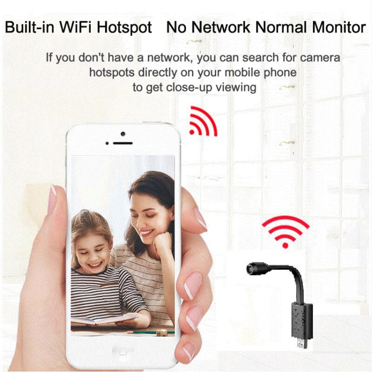 V380 USB Wireless WiFi HD IP Camera with 128GB Memory Card, Support Mobile Phone Remote Monitoring & Motion Detection / Alarm
