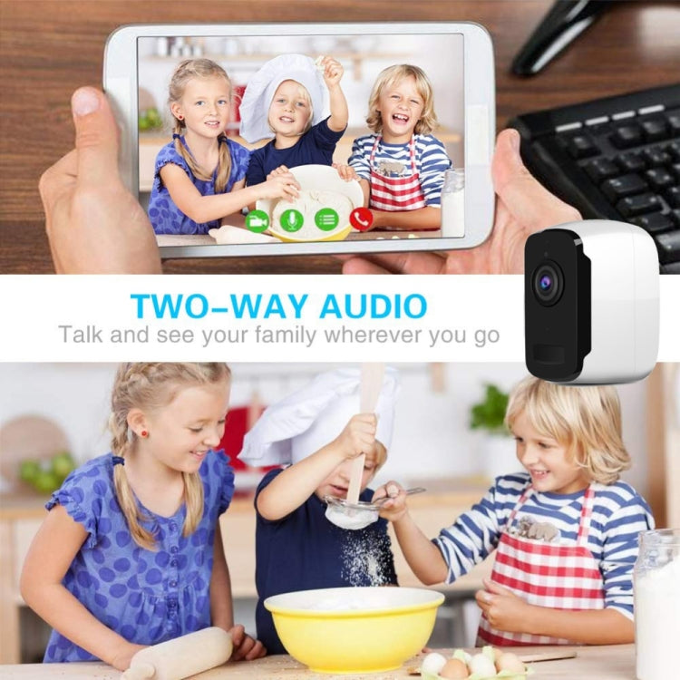 ZS-T9 2.0MP Low-power Smart Surveillance WiFi Remote Camera with 3.3W Solar Panel, Support Motion Detection, Infrared Night Vision, TF Card, Two-way Audio(White)