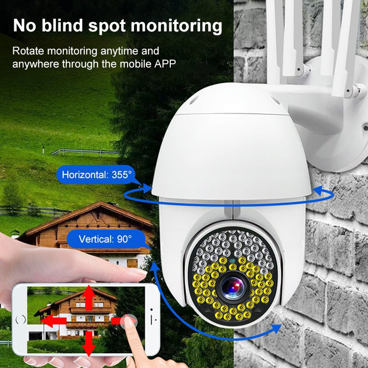QX38 1080P WiFi High-definition Surveillance Camera Outdoor Dome Camera, Support Night Vision & Two-way Voice & Motion Detection