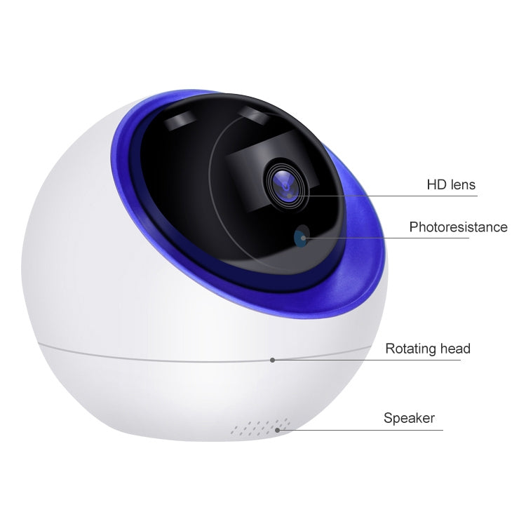 YT35 1080P HD Wireless Indoor Space Ball Camera, Support Motion Detection & Infrared Night Vision & Micro SD Card