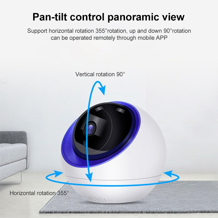 YT35 1080P HD Wireless Indoor Space Ball Camera, Support Motion Detection & Infrared Night Vision & Micro SD Card