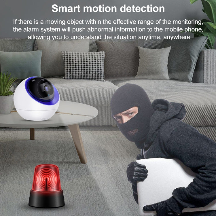 YT35 1080P HD Wireless Indoor Space Ball Camera, Support Motion Detection & Infrared Night Vision & Micro SD Card