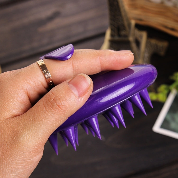 Pet Dog and Cat Massage Bath Brush Antibacterial Bath Device Hair Removal Brush Combing Brush,Random Color Delivery