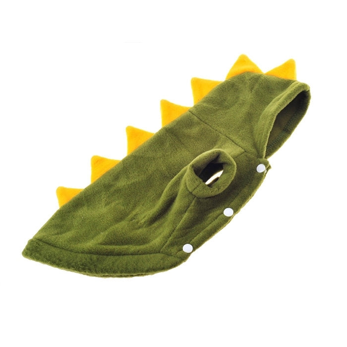 Cute Dinosaur Shaped Pet Costume, Size: XS, Back Length: 20cm, Chest: 31cm
