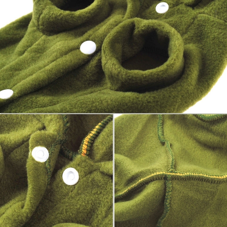 Cute Dinosaur Shaped Pet Costume, Size: XS, Back Length: 20cm, Chest: 31cm