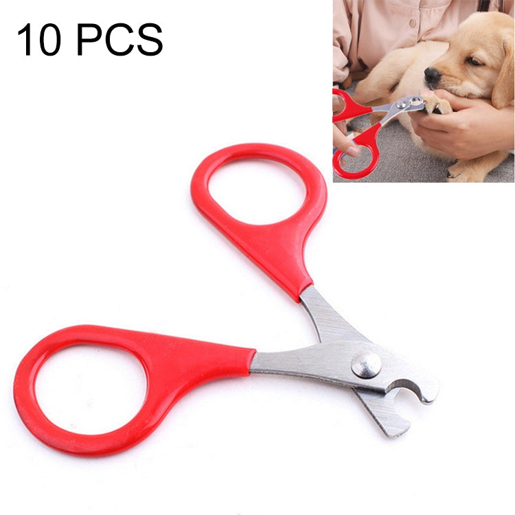 10 PCS Pet Nail Clippers Cutters, Size:8.2*5.3cm