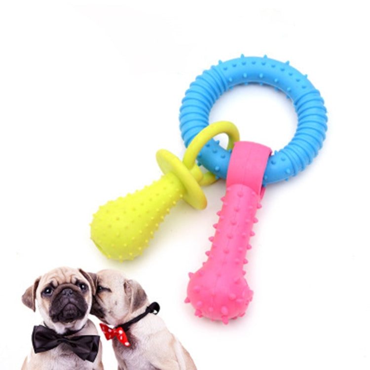Rubber Nipple Rings Shape Pet Toy Molar Toy Bite Resistance, Size: 23.5cm