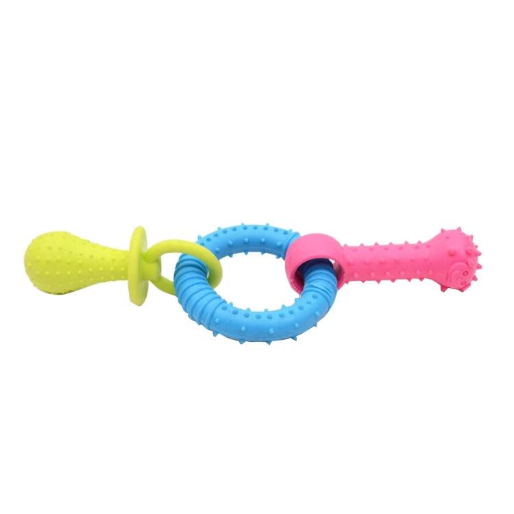 Rubber Nipple Rings Shape Pet Toy Molar Toy Bite Resistance, Size: 23.5cm