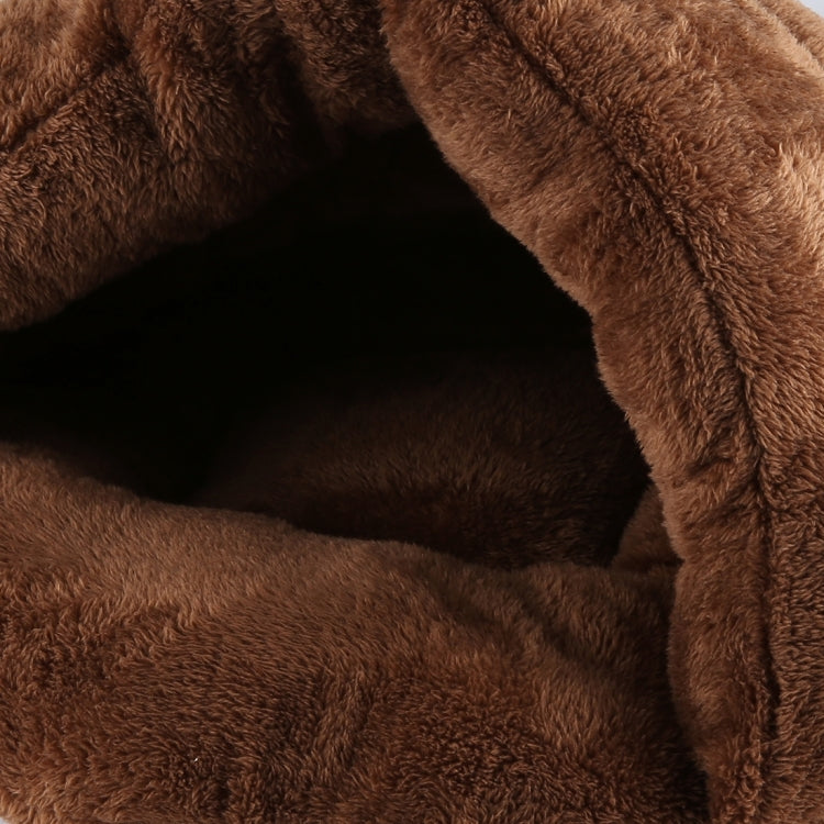 Pets Nest Triangle Beiji Rong Cat Dog House, Size: 50*40*30cm(Brown)
