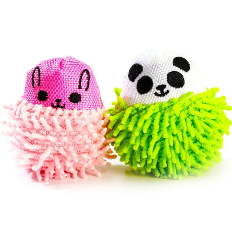 2 Pack Panda canvas sound toys Random color delivery (Specification: 6 * 7CM)
