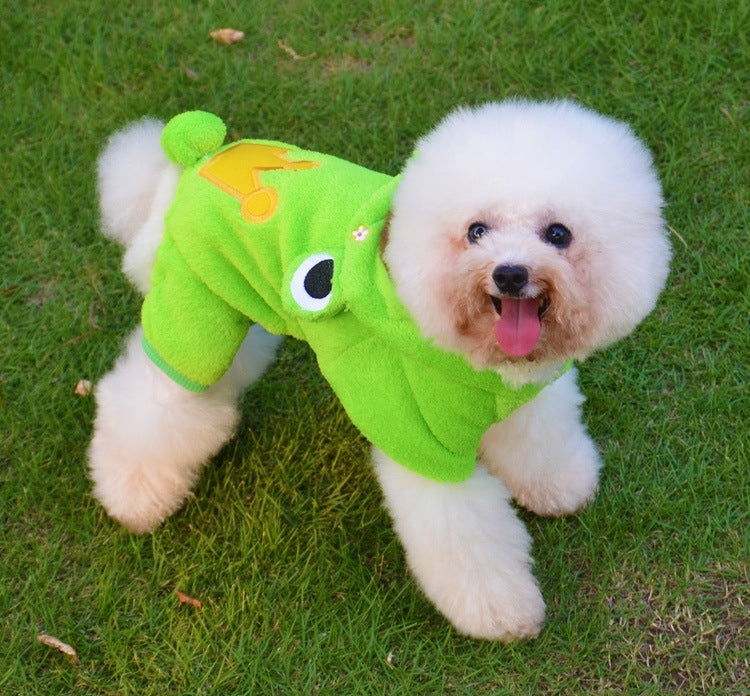 Frog Turned Legs Fitted Clothes (Green)