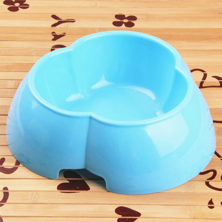 Petal-Shaped Pet Bowls Random Color Delivery (Specification: 20.5cm * 20.5cm * 6cm, : )