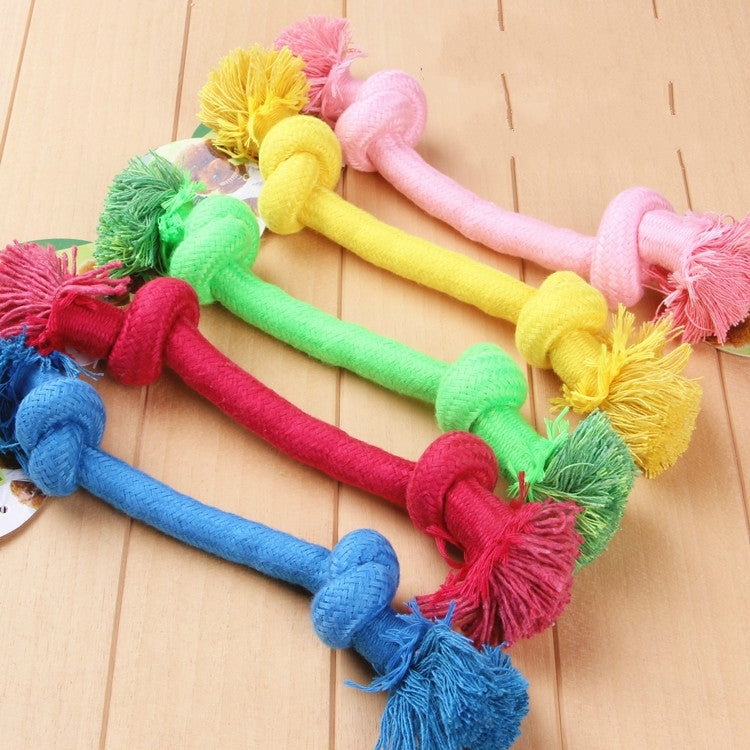 5 Pack Tug Knot Pet Toys Random color delivery (Specification: M)