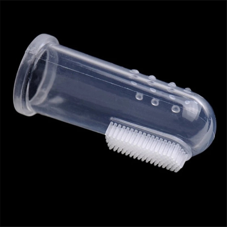 3 PCS Pet Latex Finger Toothbrush, Size: 5.5x2.3cm