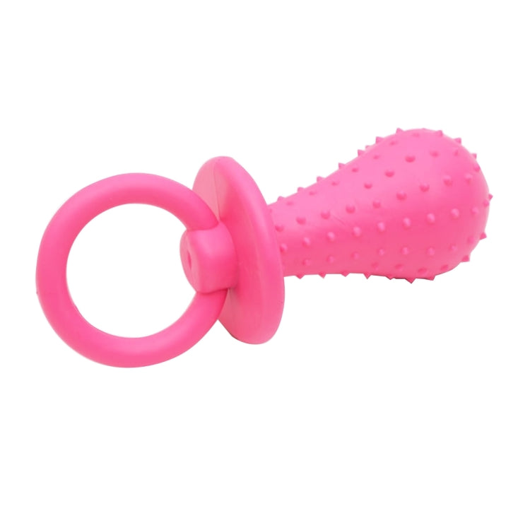 Cute Rubber Nipple Bite Resistant Cleaning Tooth Pet Toys Chew Toys, Size: 14.5cm, Random Color Delivery