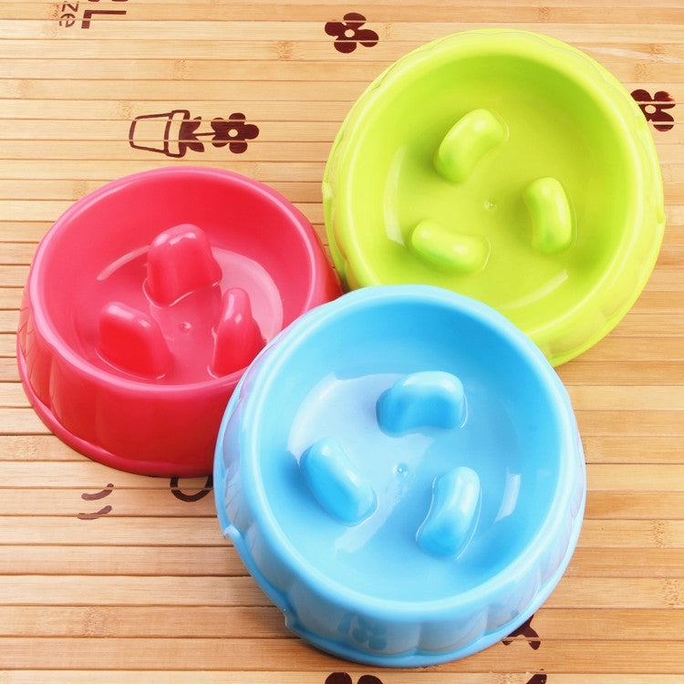 Anti- Choke Dog Bowl, Random Color Delivery