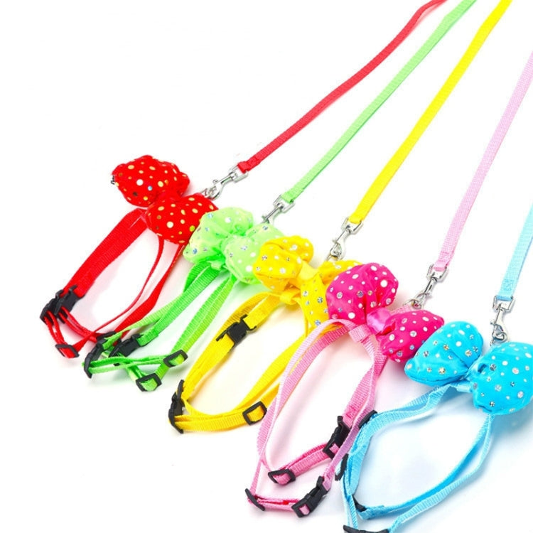 5 Pack Sequined Bow Dog Leash Random Color Delivery (Size (L * W ): 1.5X120cm)