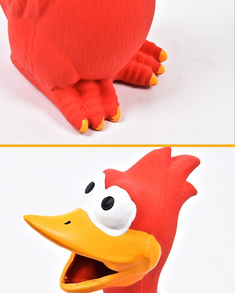 Pet Toys Chicken Sound Latex Pet Toys Vent Toys, Size: About 28*8cm