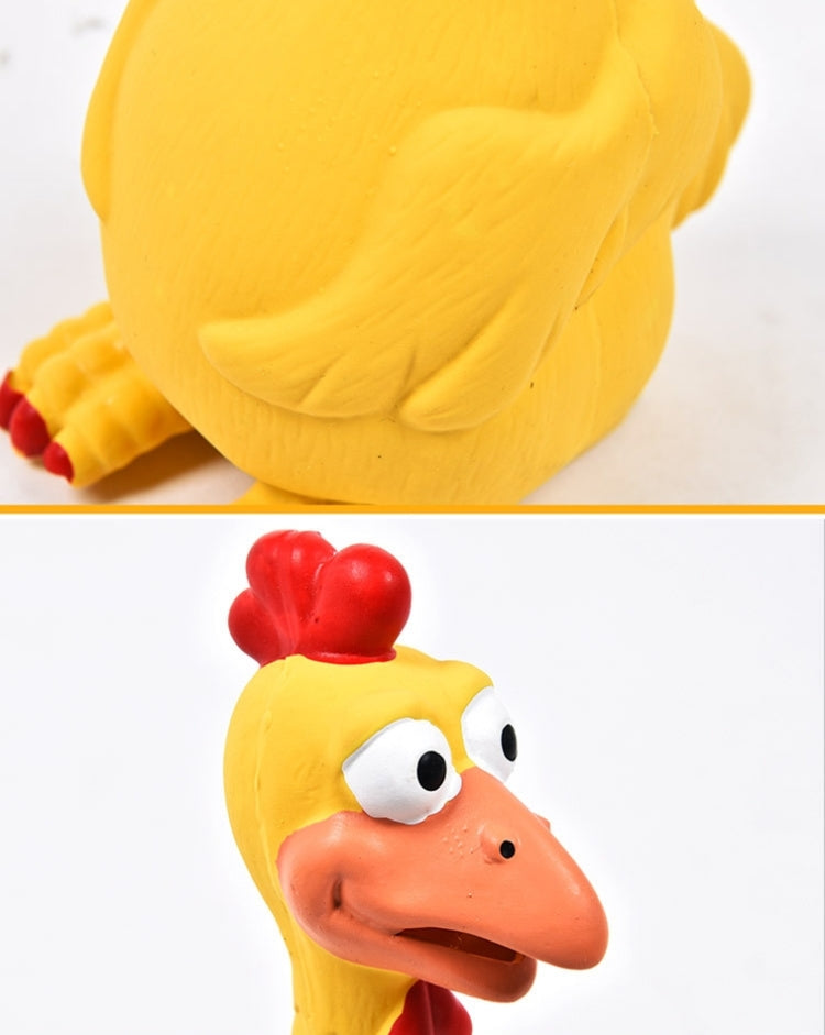 Pet Toys Chicken Sound Latex Pet Toys Vent Toys, Size: About 28*8cm