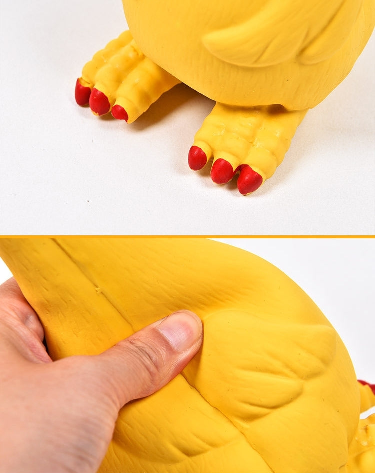 Pet Toys Chicken Sound Latex Pet Toys Vent Toys, Size: About 28*8cm