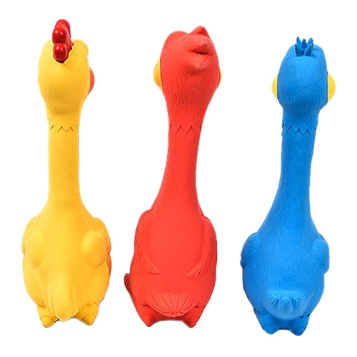 Pet Toys Chicken Sound Latex Pet Toys Vent Toys, Size: About 28*8cm