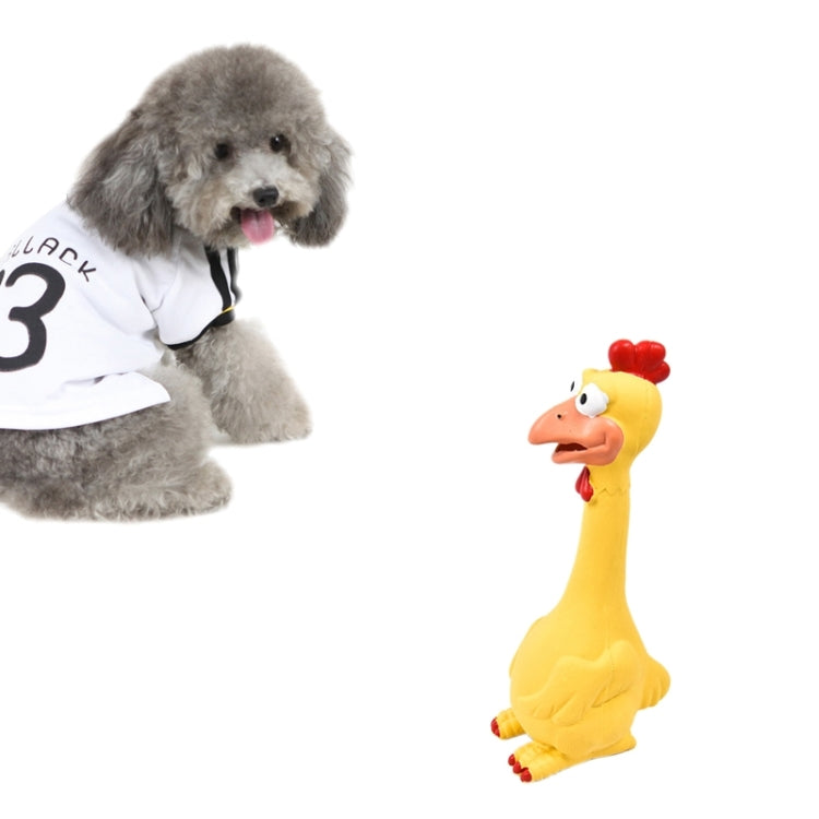 Pet Toys Chicken Sound Latex Pet Toys Vent Toys, Size: About 28*8cm