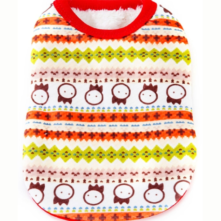Double Thick Printing Dog Clothes Random Delivery Size