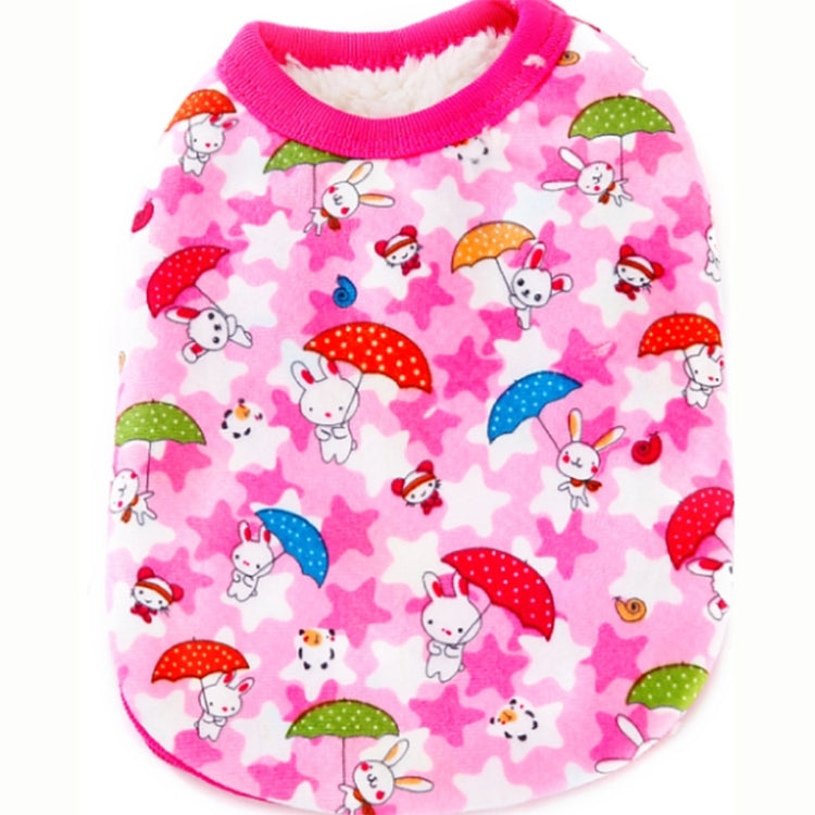 Double Thick Printing Dog Clothes Random Delivery Size