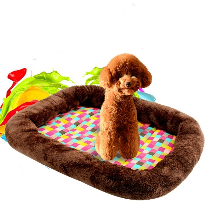 Colorful Checkered Pet Mat