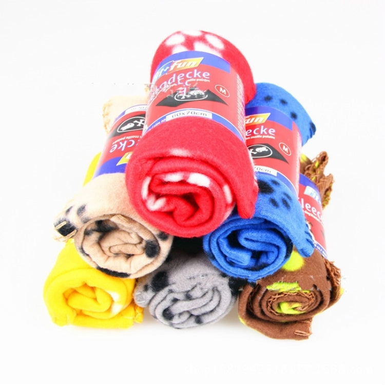 6 Pack Pet Blanket Warm Quilt Random Color Delivery (Specification: 70 * 60CM)