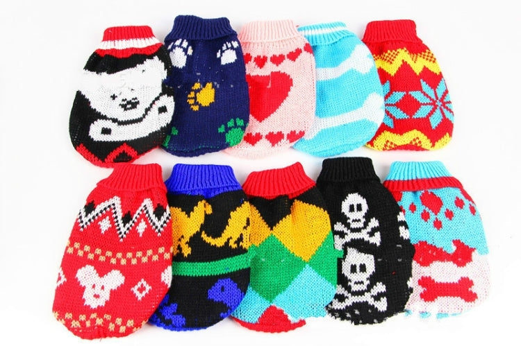 10 Pack Warm -Type Pet Sweater Random Color Delivery