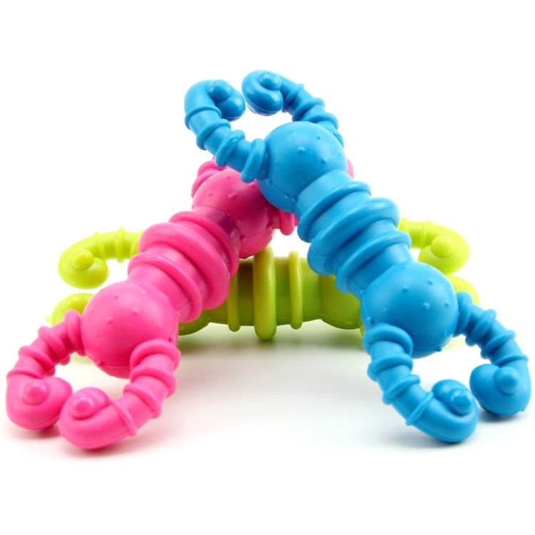 3 Pack Tpr Lobster Pet Toys Random Color Delivery (Specification: 12 * 4.5CM)