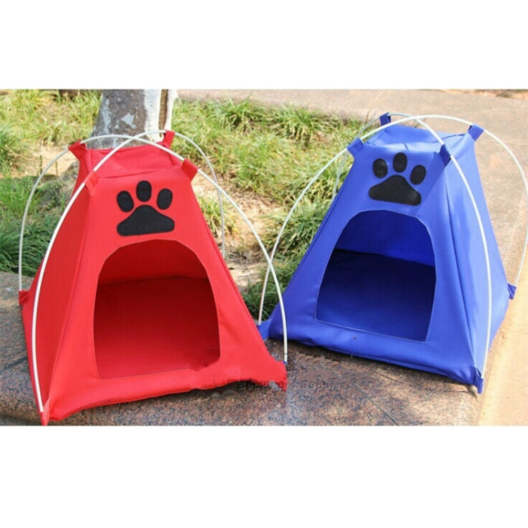 2 Pack Oxford Pet Tents Nest Random Color Delivery (Specification: 40CM * 40CM * 45CM)