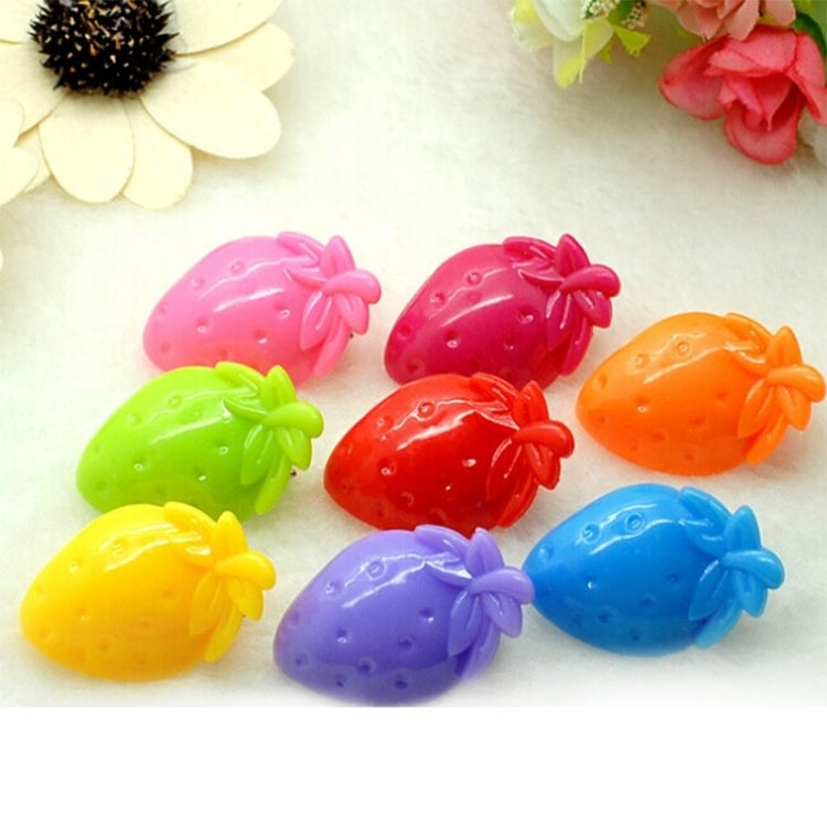 8 Pack Strawberry Pet Hairpin Random Color Delivery (Colour: Blending)