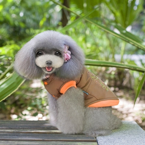 Cute Apple Pattern Pet Jacket, Size: 10, Back Length: 22cm, Chest: 35cm, Random Color Delivery