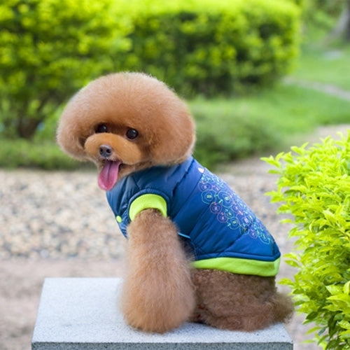Cute Apple Pattern Pet Jacket, Size: 12, Back Length: 26cm, Chest: 39cm, Random Color Delivery