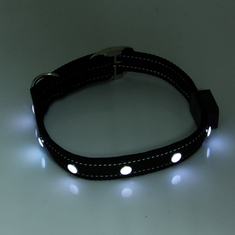 Adjustable LED Light Collar for Dogs(Black)