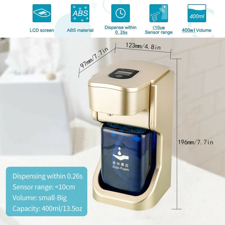 Goddard Non-contact Auto-sensing Intelligent Hand Sanitizer Drip Liquid Soap Dispenser with LED Display, Battery Type