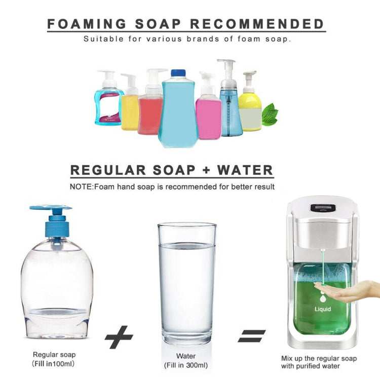 Goddard Non-contact Auto-sensing Intelligent Hand Sanitizer Drip Liquid Soap Dispenser with LED Display, Battery Type