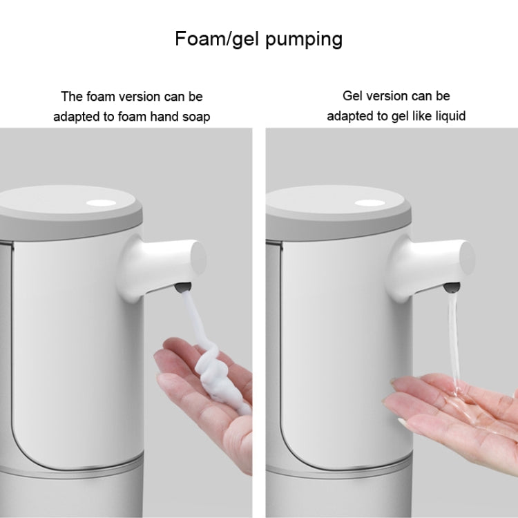 Smart Induction USB Rechargeable Foam Hand Washer Automatic Foam Soap Dispenser, Capacity: 450ml, Gel Version(Grey)
