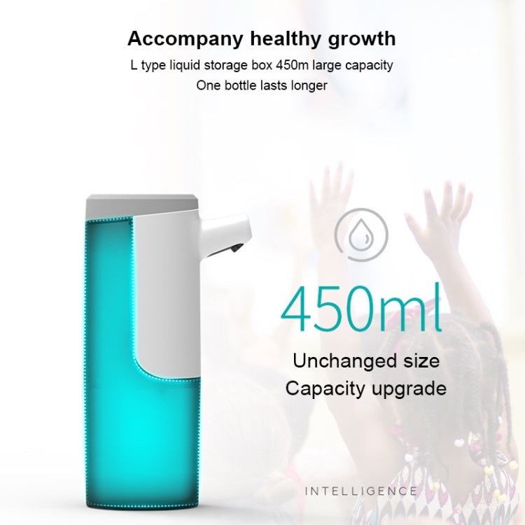 Smart Induction USB Rechargeable Foam Hand Washer Automatic Foam Soap Dispenser, Capacity: 450ml, Foam Version(Grey)