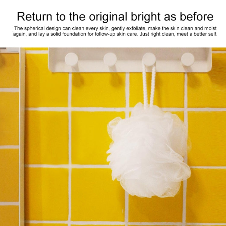 Original Xiaomi Youpin 2 PCS Qualitell Bubble Body Cleaning PE Bath Balls(White)