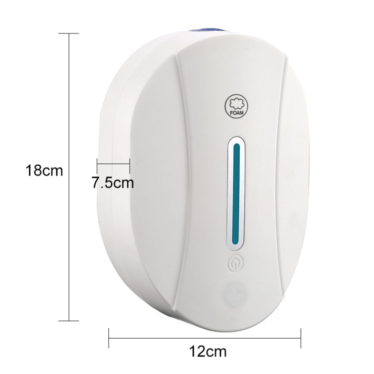 KLC-550 550ml Wall-mounted Automatic Induction Disinfection Soap Dispenser, Specification: Foam Battery Type