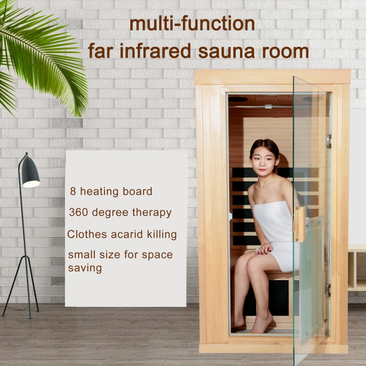 [US Warehouse] Household Mini Whole Body Dehumidified Detoxified Fumigated Infrared Sauna Bath Box Room