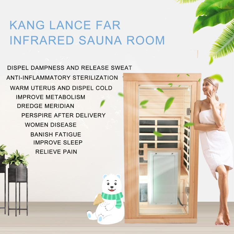 [US Warehouse] Household Mini Whole Body Dehumidified Detoxified Fumigated Infrared Sauna Bath Box Room