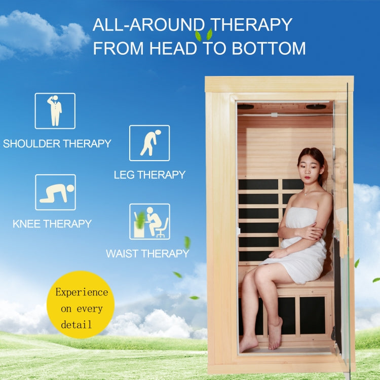 [US Warehouse] Household Mini Whole Body Dehumidified Detoxified Fumigated Infrared Sauna Bath Box Room