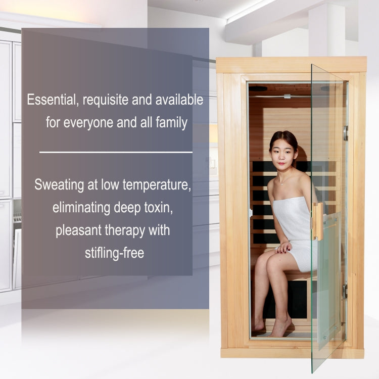 [US Warehouse] Household Mini Whole Body Dehumidified Detoxified Fumigated Infrared Sauna Bath Box Room