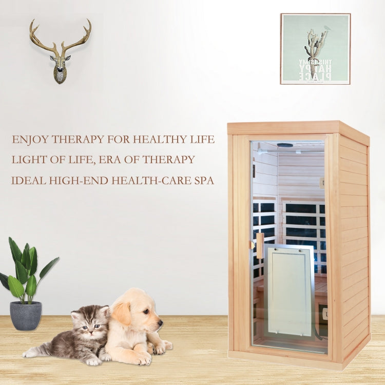 [US Warehouse] Household Mini Whole Body Dehumidified Detoxified Fumigated Infrared Sauna Bath Box Room