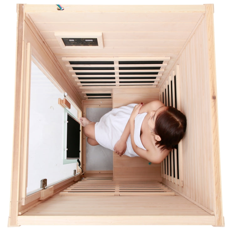 [US Warehouse] Household Mini Whole Body Dehumidified Detoxified Fumigated Infrared Sauna Bath Box Room